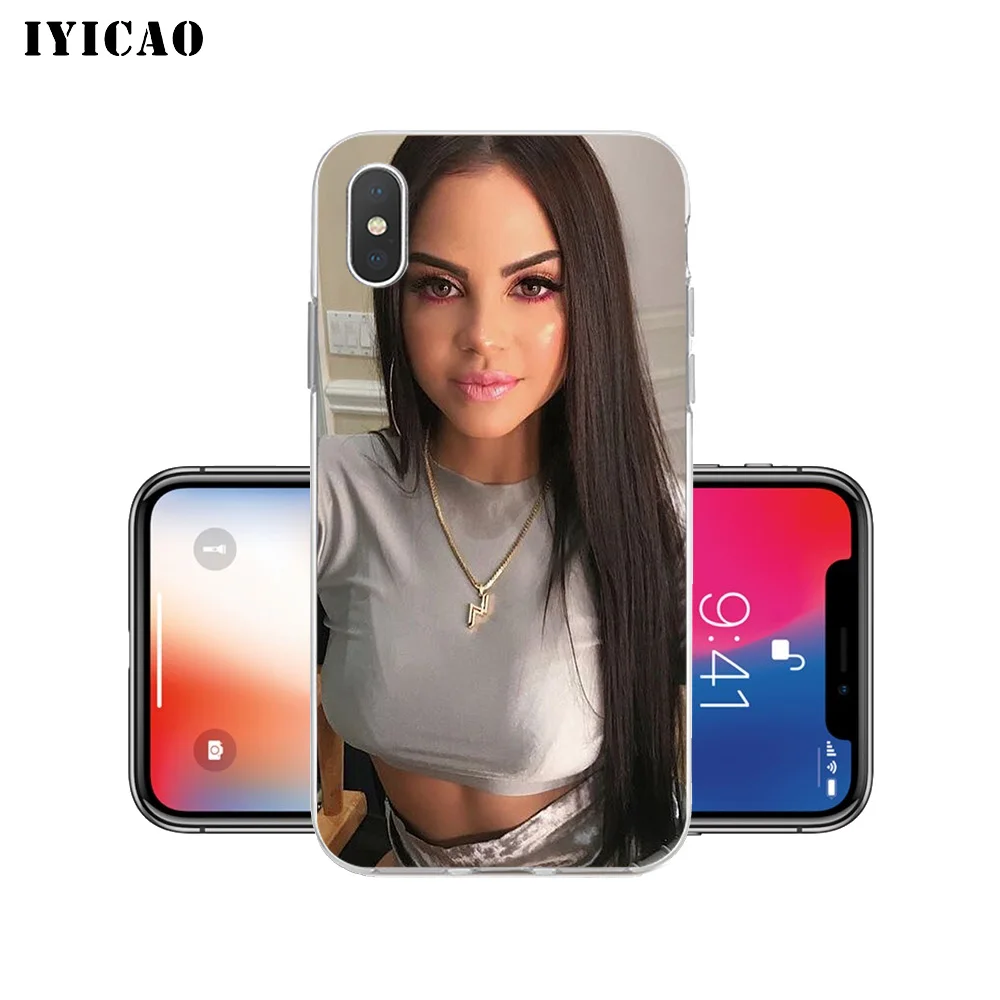 IYICAO Natti Наташа Мягкий силиконовый чехол для телефона iPhone X XR XS MAX 6 6s 7 8 Plus 5 SE из