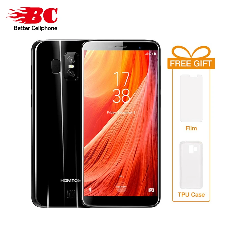 Original HOMTOM S7 Android7 0 Rear 13MP 2MP 5 5 HD IPS Fingerprint Daul SIM Card