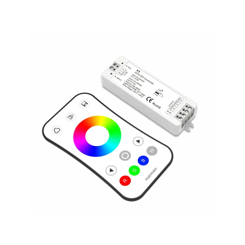 DC12-24V RGBW RGB+ CCT 2,4G 3CH 4CH 5CH RF сенсорный пульт дистанционного управления светодиодный диммер приемник для полосы света