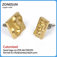 Metal Brass Mould Wood Leather Stamp CECILE Custom Logo Design Tool Branding Plates Plastic Cake Bread Mold Heating Embossing