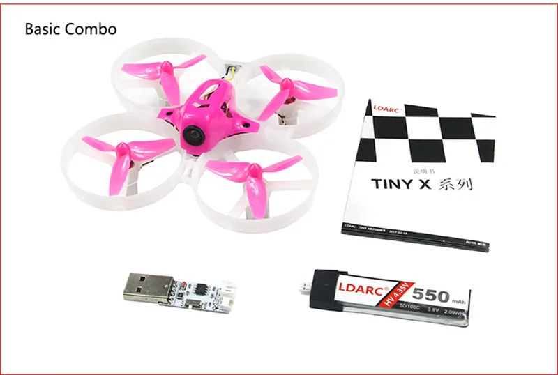 KINGKONG LDARC TINY 8X 85mm Mini FPV Drone w 5.8G Camera 25mW VTX Betaflight F3 Flight Controller 8520 Brushed Motor VS Tiny 6 7 (14)