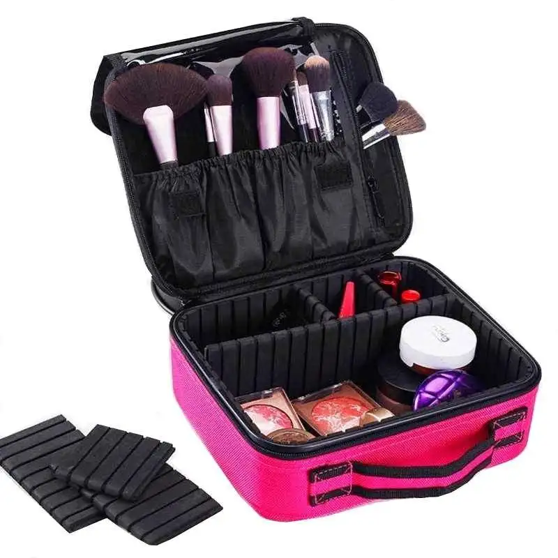 

LHLYSGS Brand Cosmetic Bag Women Travel Waterproof Large Capacity Storage Organizer Toiletry Necessity Professional Makeup Bag
