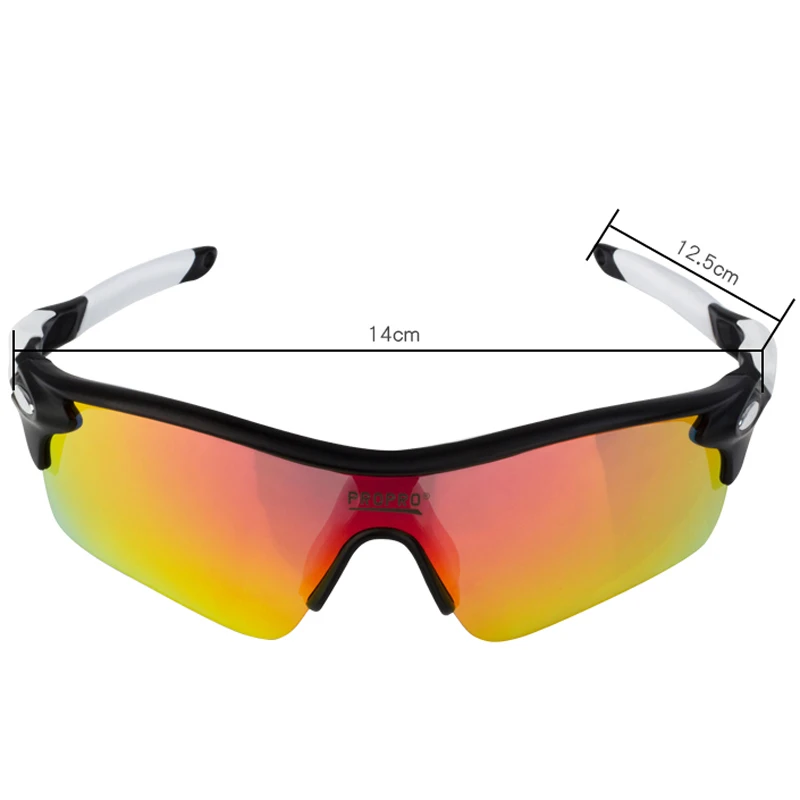 5 في 1 Propro العلامة التجارية الدراجات نظارات مجموعات تزلج نظارات قناع على الجليد خوذة تزلج زميله سريع موتو الدراجة الصيد الصيد نظارات