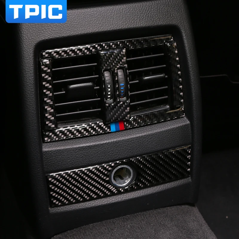 Автомобильная центральная консоль TPIC из углеродного волокна кондиционер
