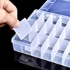 Detachable Transparent Plastic Earrings Jewelry Box Portable Small Pill Box Multi-class Sorting Box Storage Box ► Photo 2/5