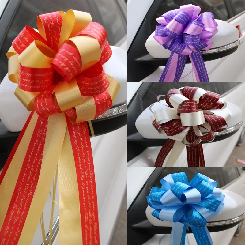 30 x Beautiful Double Color long large Pull Bow ribbon for Gift Packing