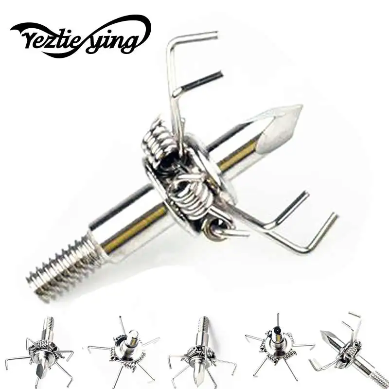 100 Grain Broadheads Hunting Small Animal Game Judo Arrow Point Head Archery UE