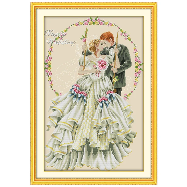 Happy Wedding Patterns Counted Cross Stitch 40 40CT Cross Stitch Unique Cross Stitch Wedding Patterns Happy Wedding Patterns Counted Cross Stitch 40 40CT Cross Stitch Unique Cross Stitch Wedding Patterns