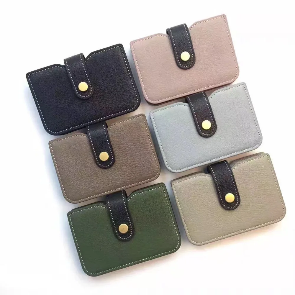 Buy 2017 Genuine leather bank card holder female ID