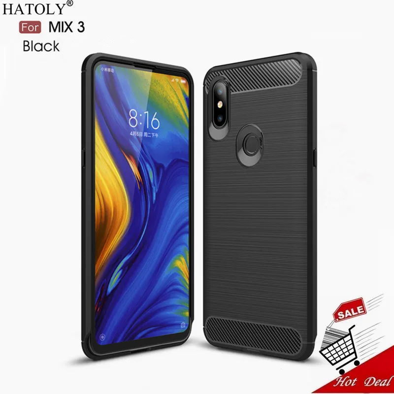 Xiaomi Mi Mix 3 Case Cover Silicone Shockproof Phone Case Xiaomi Mi Mix 3 Cover Coque Bumper Back Case Funda Xiaomi Mi Mix 3
