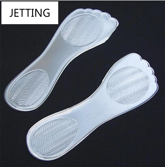 

gel 3/4 lady insoles with arch support and cushion orthotics and orthopedic high heels shoes pad sandals and washable