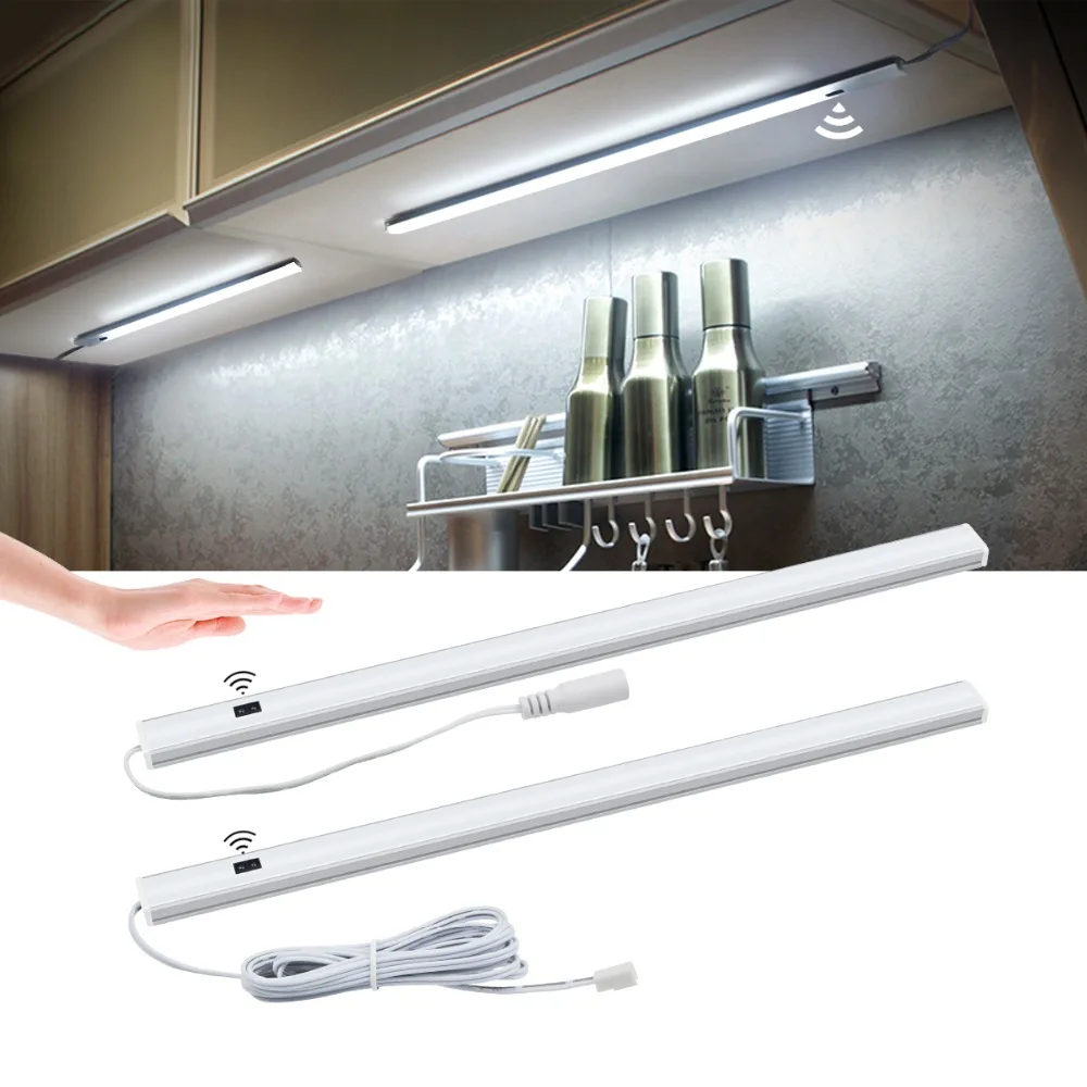 

12V LED Lamp Light With Hand Sweep Switch Hand Sensor Control Kitchen LED Light DIY Under Cabinet Wardrobe LED Lamp Home Light