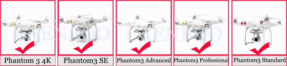CAENBOO фильтр для дрона протектор ND 32 4 8 16 фильтр Drone аксессуары для DJI Phantom 3 4 K/Advanced/standard/Professional Pro/SE
