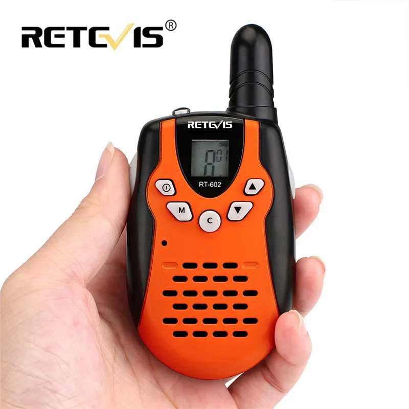 

Retevis One Pair Handheld Portable Radio Walkie Talkie for Children with LED Flashlight VOX Mini Wireless 2 Way Radio For Kids