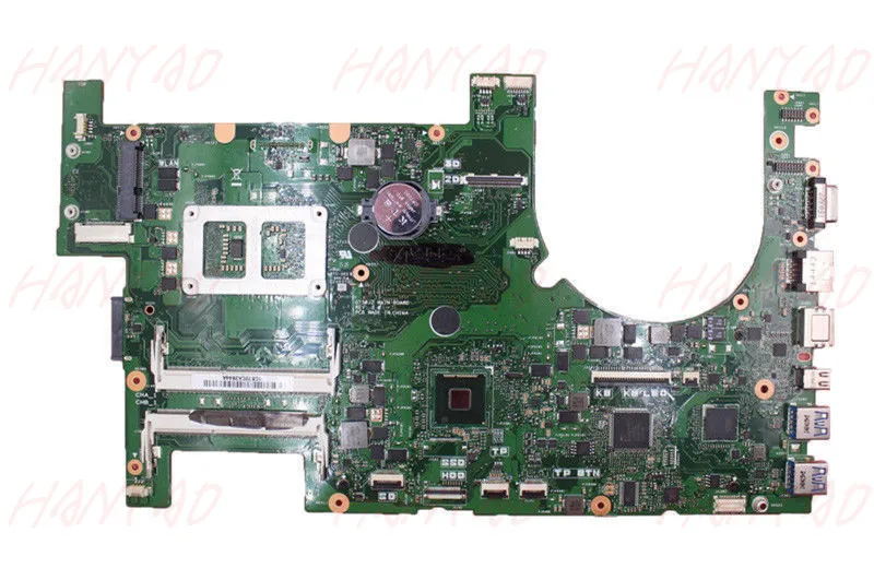 60NB04J0-MB1400 для Asus G750JM Материнская плата ноутбука i7 процессор G750JS REV2.0 DDR3 тест нормально
