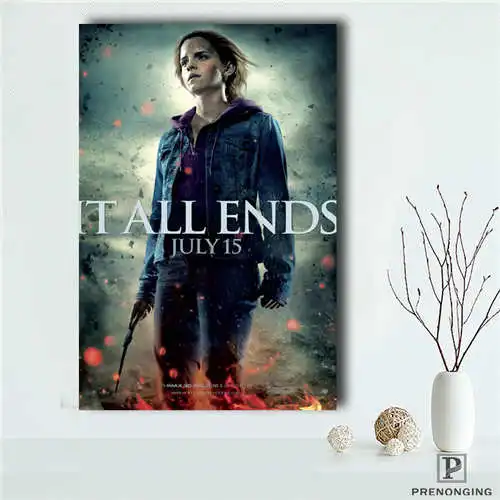 

Custom harry potter (1) Printing Posters Cloth Fabric Wall Art Pictures For Living Room Decor#18-12-05-1-36