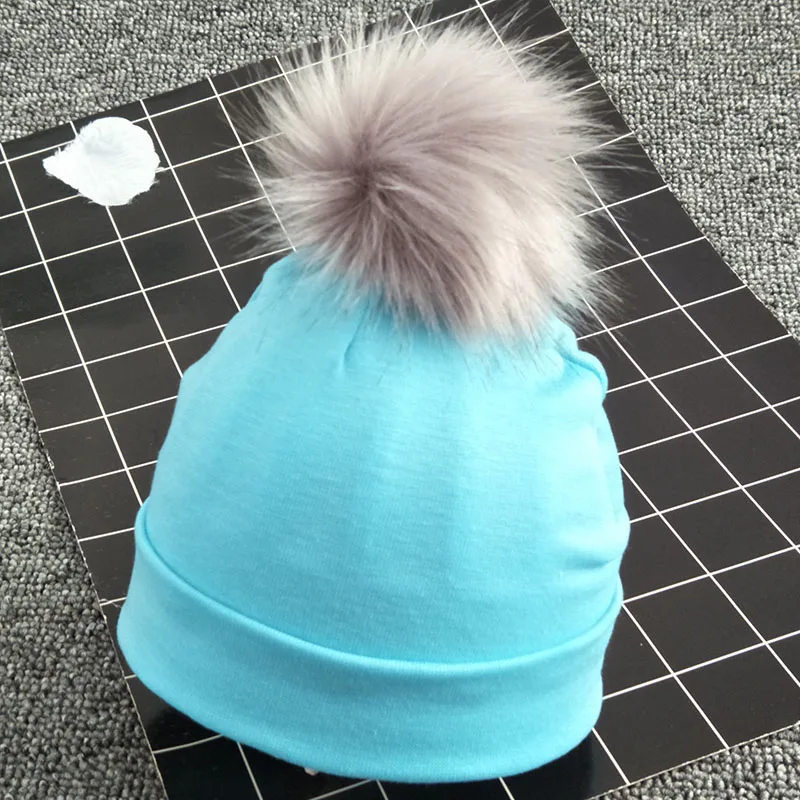 Детская шапка шарф с помпоном однотонные хлопковые шарфы для мальчиков и девочек