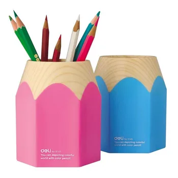 

Deli 9145 Exquisite Deli Stationery Pencil Pen Pen Large Lead Creative Creative Stationery Pen Holder Desk Pen