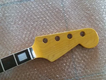 

Electric JAZZ Bass Guitar Neck yellow Replacement Maple Wood 20 Fret