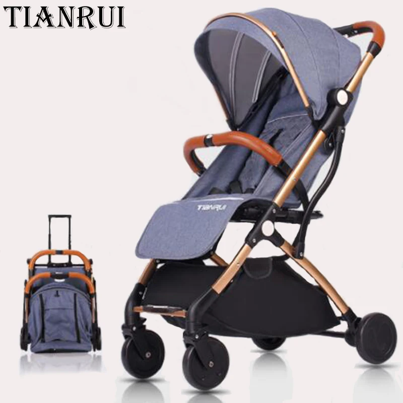 TIANRUI portable stroller can sit lie folded stroller