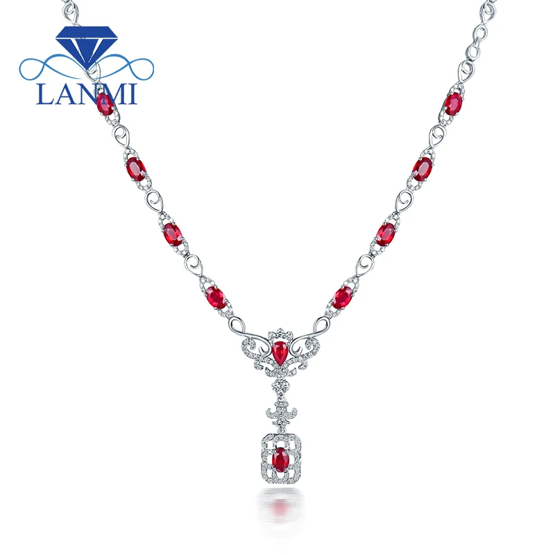 Natural Red Ruby Necklace Special 