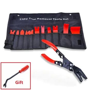 

12 Pcs Portable Vehicle Car Panel Audio Refit Trim Removal Tool Set Clip Pliers Handhold Disassembly Tools Kits Car Accessories