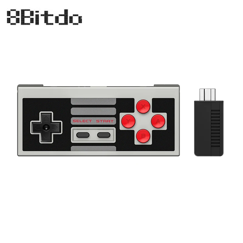 

8Bitdo NES30 Classic Edition Wii Controller Wireless Set with Bluetooth Retro Receiver Mini Support Switch Joy-Cons
