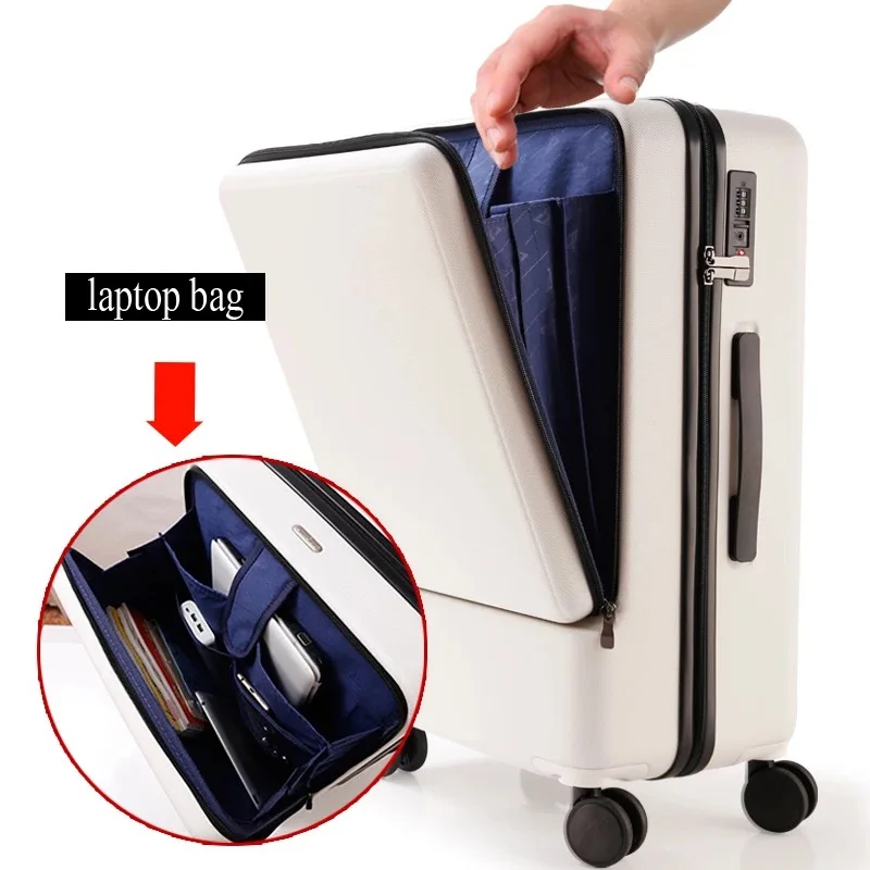 

Fashion Travel bag Suitcase ,New Cabin Rolling Luggage with Laptop bag,Women Trolley suitcase on wheel, Men Upscale Business box