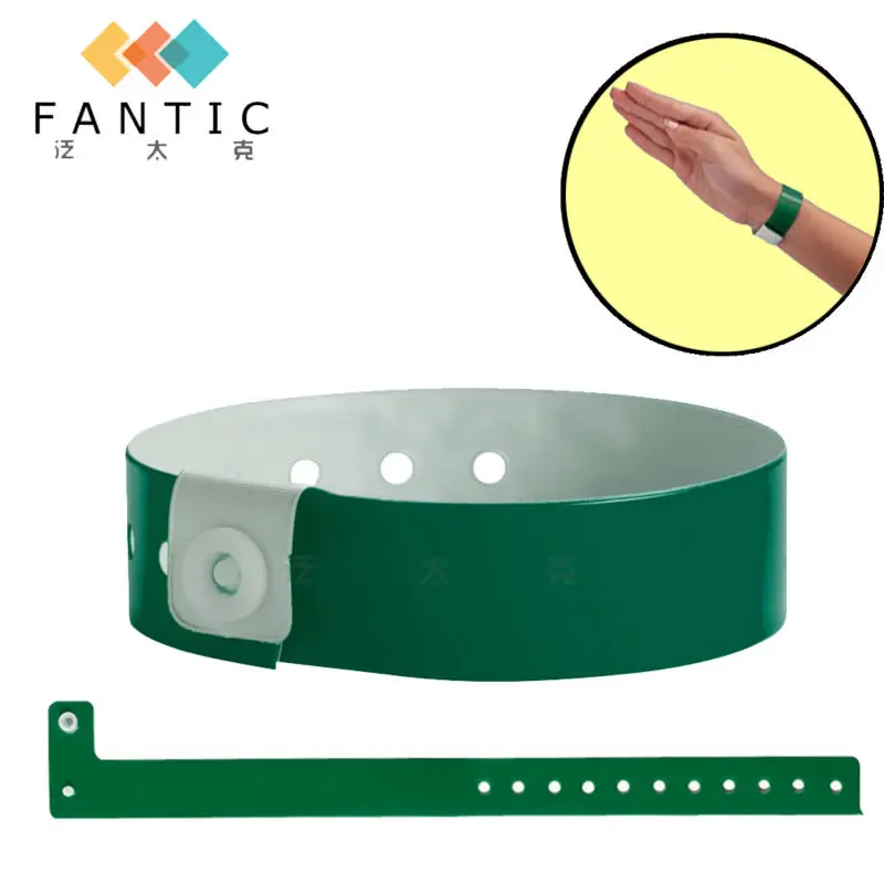 

100pcs VINYL WRISTBANDS - PLAIN & CUSTOM PRINTED, security, event, festivals, wide face, plastic wristband, arm bands