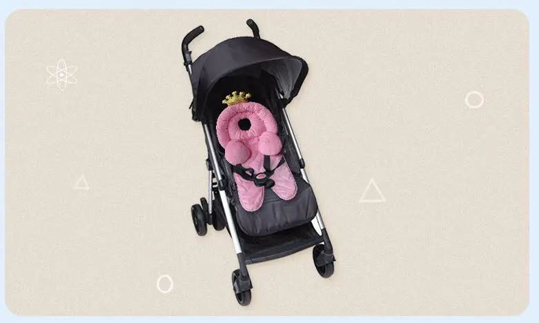 Carrinho de Criança Esteira com Anti Travesseiro de Algodão Almofada para Carrinhos Sozzy Bebê Rolo Infantil Crianças Corpo Cabeça 8 Mamãe e Bebê