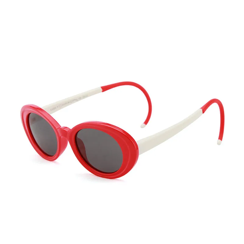 Elbru маленькие очки Детские поляризованные для 1 2 3 лет детские очки для малышей TR90 гибкие Защитные Оттенки для мальчиков и девочек - Цвет линз: 3