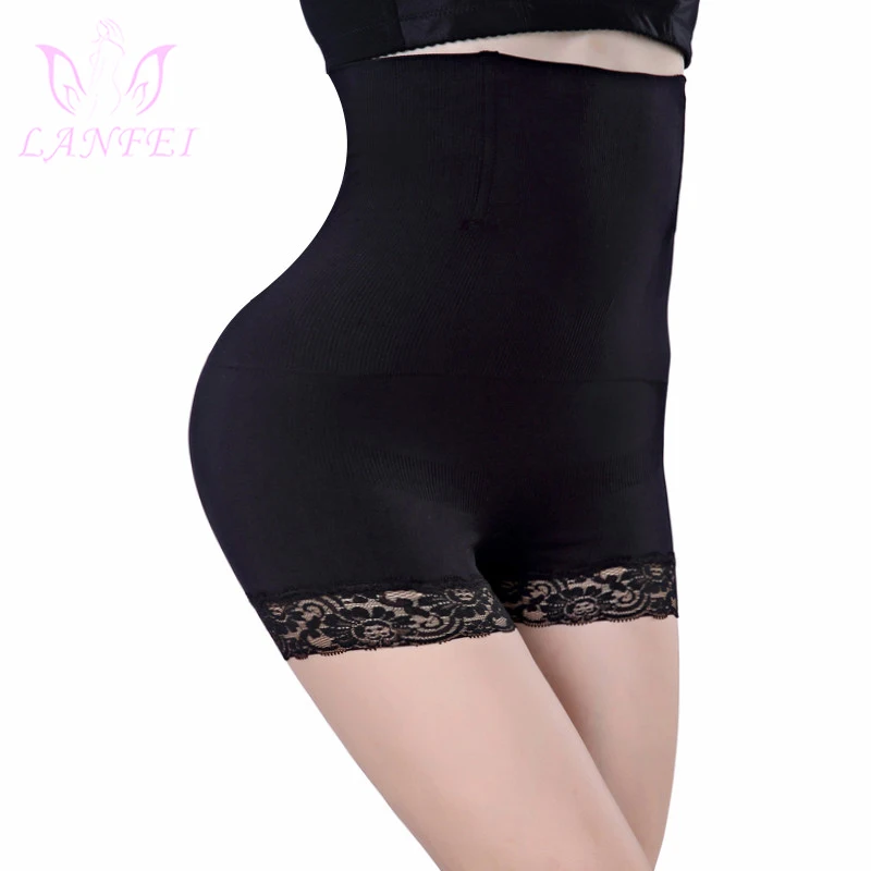 

LANFEI Women Slimming Shorts Waist Trainer Control Panties Body Shaper Hi-waist Seamless Corset Butt Lifter Breathable Shapewear