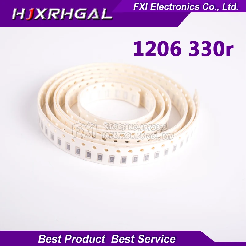 Aliexpress.com : Buy 100PCS 1206 SMD Resistor 330 ohm chip resistor 0 ...