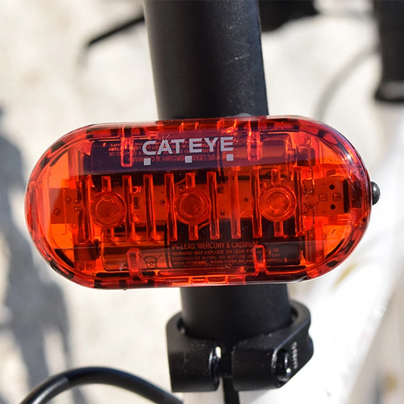 CATEYE Mini Wearable Multi-function Light Bicycle Light Warning Taillight