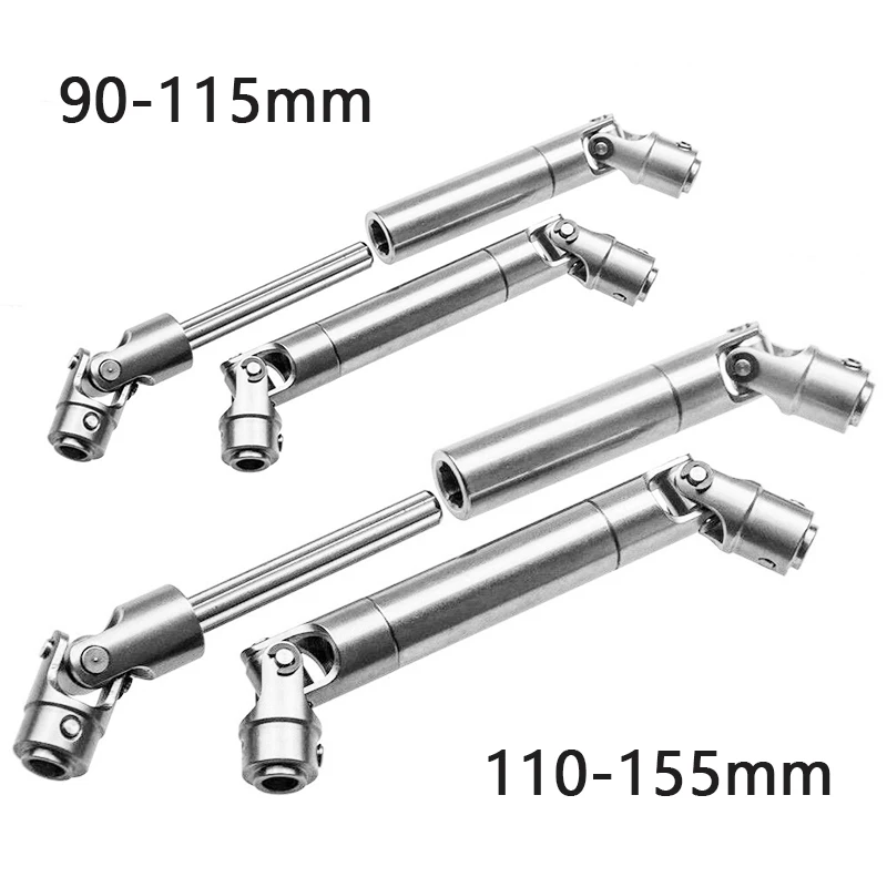 

Universal Joint Drive Shaft 95-115mm/110-155mm For SCX10 D90 90021 90028 CVD RC Car Adjustable