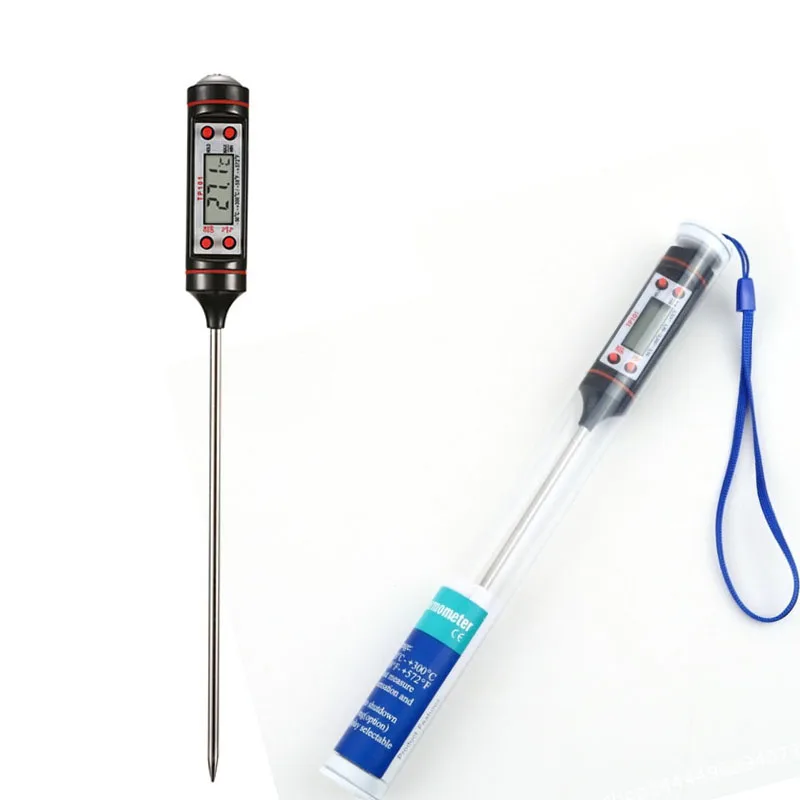 

Kitchen Oven Thermometer Tools Digital Probe Meat Thermometers Kitchen Cooking BBQ Food Thermometer Water Milk Thermometer