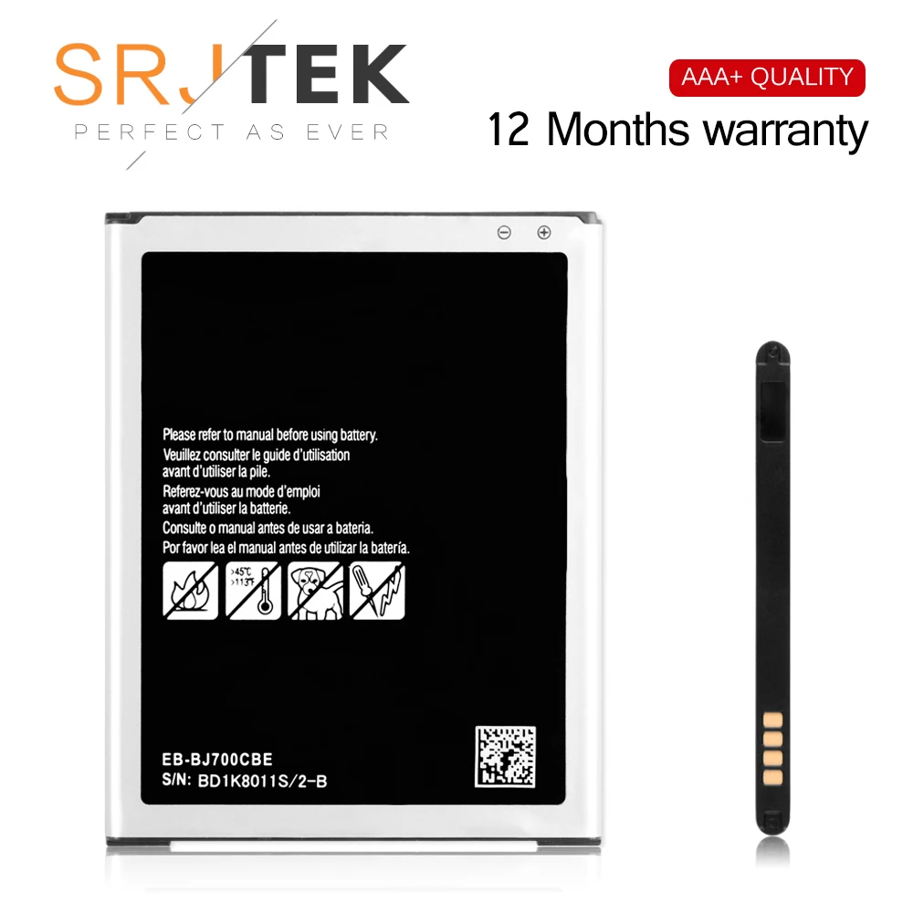 Srjtek для samsung Galaxy J7 2015 Батарея инструменты EB BJ700CBE 3000 mAh J700F J700 J7009 J7000 j700H|Аккумуляторы