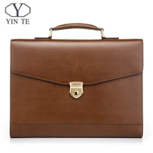 New Fashion Men Genuine Leather Briefcase High Quality Laptop Briefcase Office Bag Lawyer Messenger Handbag Teacher Business Bag New Fashion Men Genuine Leather Briefcase High Quality Laptop Briefcase Office Bag Lawyer Messenger Handbag Teacher Business Bag