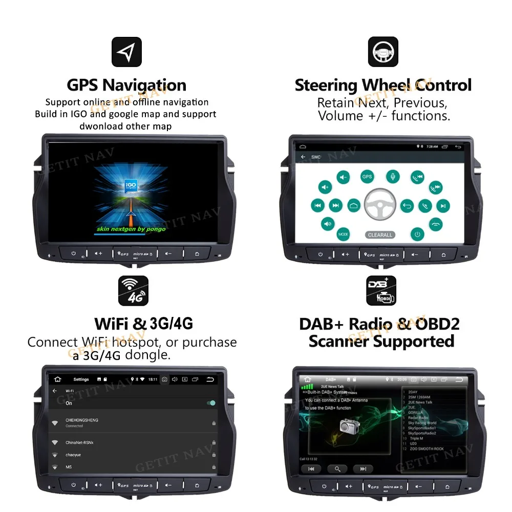 Автомагнитола 1din для Lada vesta мультимедийный проигрыватель на платформе Android 10 с