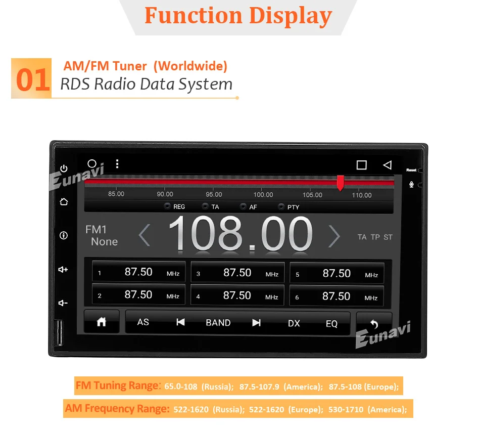 Best Eunavi 7" Double 2 Din TDA7851 Universal Android 8.1 Car Radio PC 1024*600 Autoradio GPS Navi wifi Bluetooth free frame camere 3 Best Eunavi 7" Double 2 Din TDA7851 Universal Android 8.1 Car Radio PC 1024*600 Autoradio GPS Navi wifi Bluetooth free frame camere 3