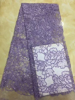 

New Designs African French Lace Fabric High Quality Nigeria French Net Lace 2019 For Women
