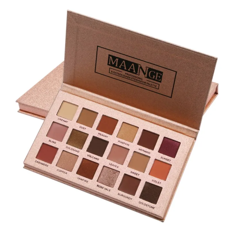 

2018 Matte Eyeshadow Pressed Shiny Shimmer 18 Colors Matte Eye Shadow Professional Cosmetic Makeup Palette