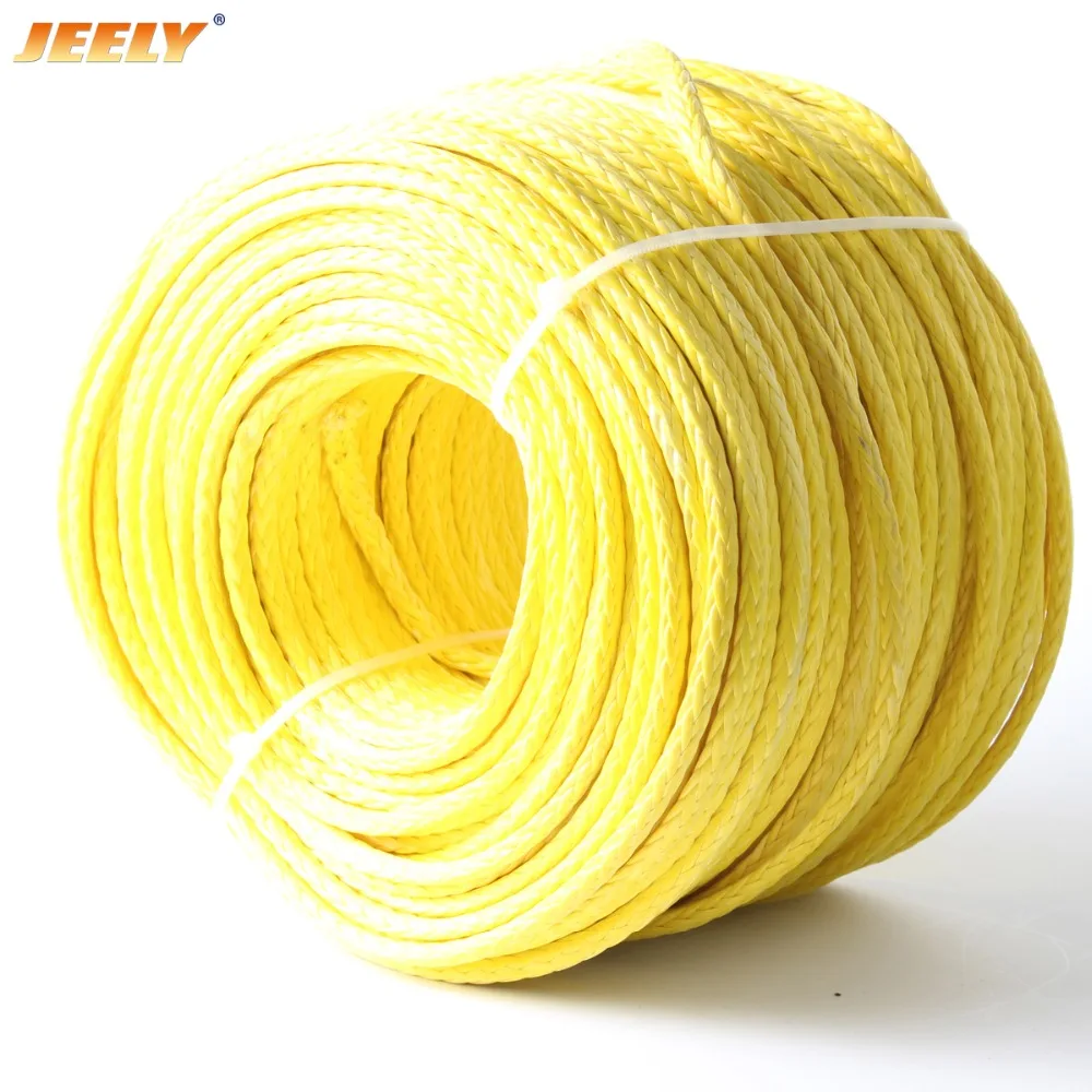 شحن مجاني 1000 M 1900LB Uhmwpe مزين تزلج رافعة سحب حبل 3 مللي متر 12 السواحل