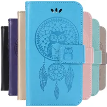 Роскошный кожаный чехол s для спортивной камеры Xiao mi Red mi 4A 4 4X 5A чехлы для айфонов 5 5plus S2 6 6Pro mi 5S 6 5X6X9 F1 Чехол Флип Сова китайские колокольчики чехол для телефона coque