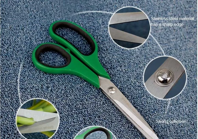 2pcs LAOA Kitchen Scissors For Fishing Household Stainless Steel Shears Multifunction Shears Office Cutting tools