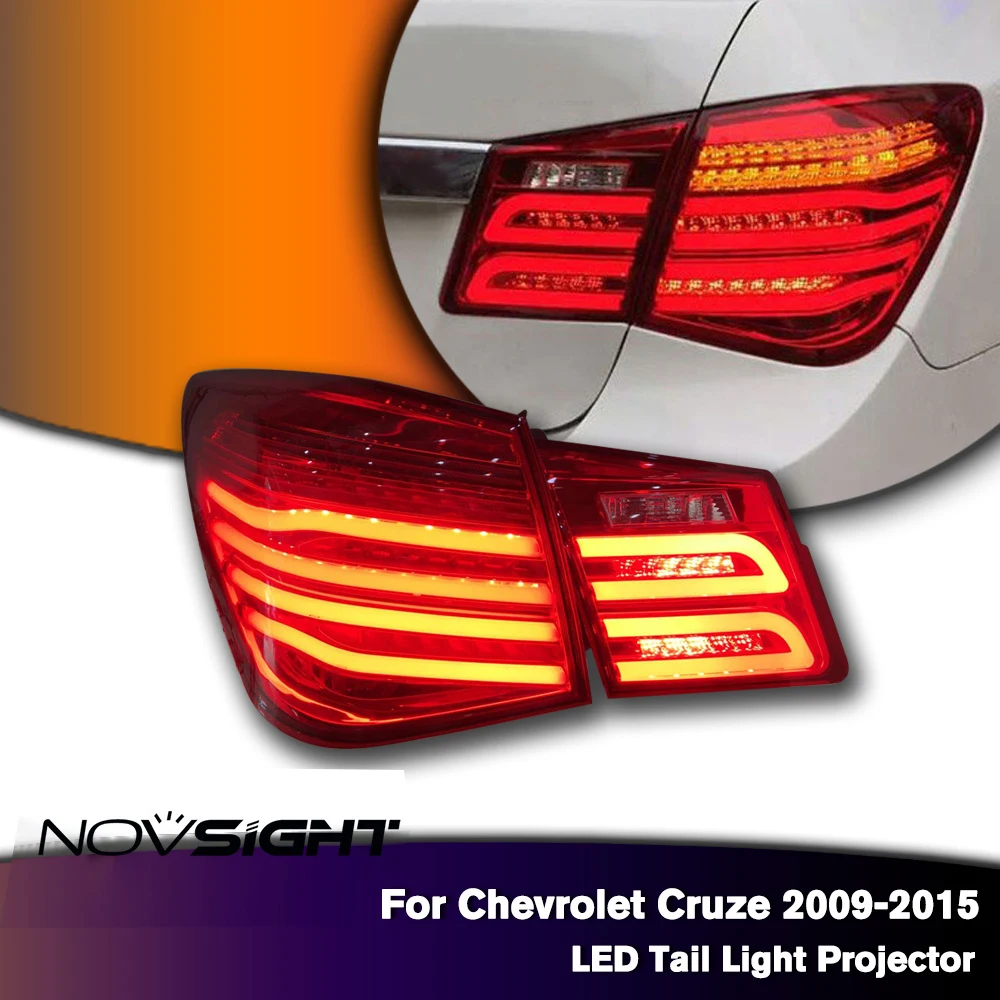 

NOVSIGHT LED Headlight Assembly Projector Turn Signal Lamp Bi Xenon Len For Chevrolet Cruze 2009-2015 xenon bulb