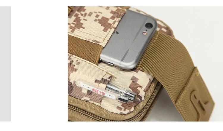 Empty Bag for Emergency Kits First Aid Kit Military Waist Camouflage Fanny Pack Outdoor Camping Travel Tactical Molle Pouch Mini (28)