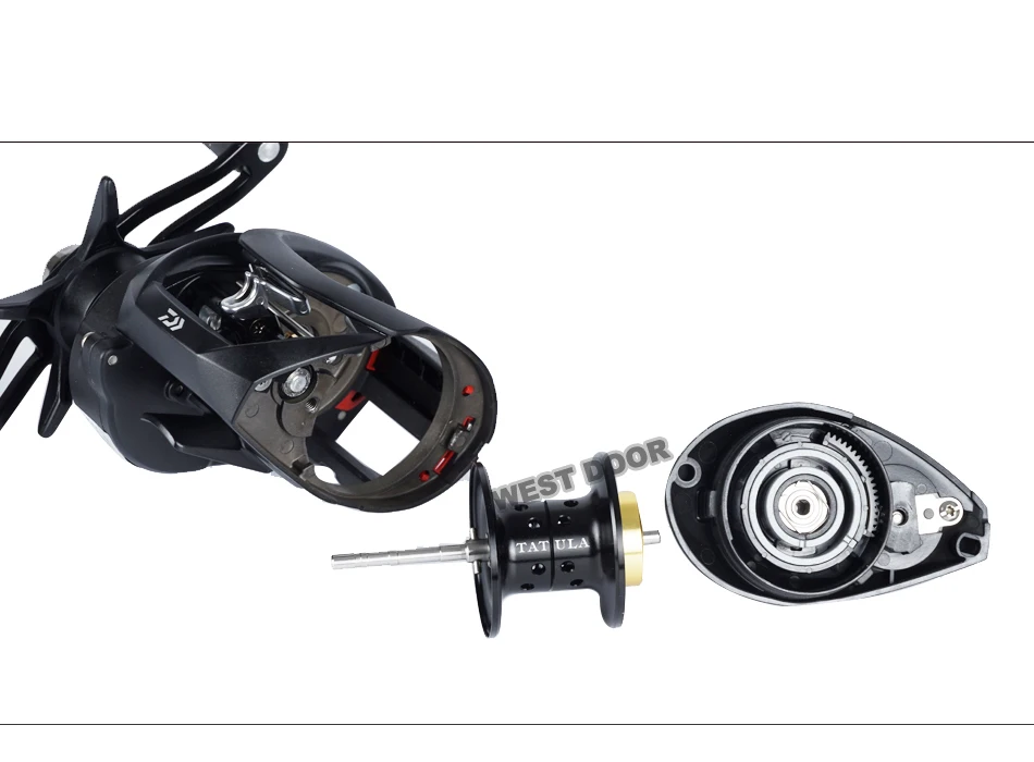 Новинка, DAIWA TATULA 100 H 100HL 100HS 100HSL 100XS 100XSL MAX DRAG 5 кг Низкопрофильная Рыболовная катушка, литейная катушка 7BB+ 1RB