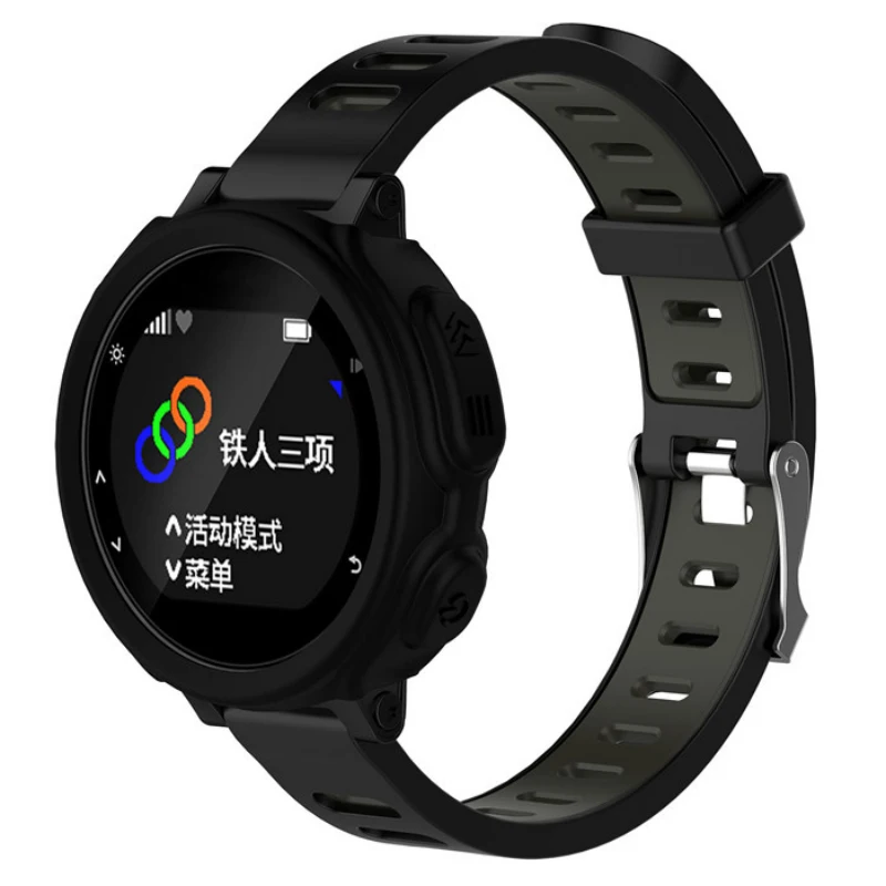 Силиконовый защитный чехол для часов Garmin, высококачественный напульсник, чехол для часов Garmin Forerunner 235/735XT gps
