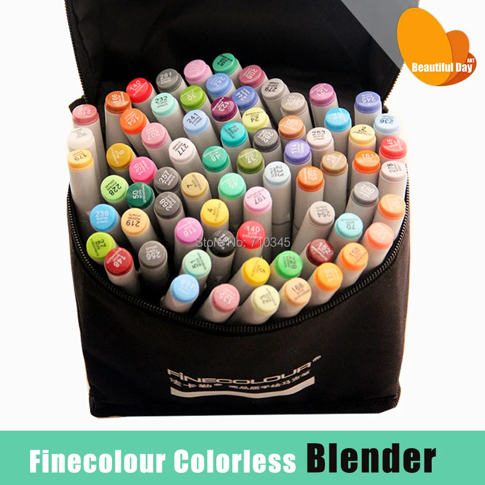 

The updated Finecolour second generation alcohol based Blender,Colorless blender 5 pens/lot